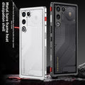 Case For ZTE Redmagic 11 Air Luxury Metal Bezel Ultra-Thin Anti-slip Thermal Cover For Redmagic11 Air Shockproof Bumper Funda