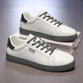 Skateboarding Shoes Men Flat Comfortable Leather Casual | SAMAG