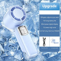 Lenovo Handheld Fan Cooling Ice Cooler Rechargeable USB Brushless Motor 199 High Speed Turbo Jet Fan for Outdoor Travel Office