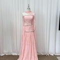 Mila Customized Sage Green A-Line Shawl Strapless Prom | SAMAG