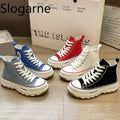 Spring Summer Canvas Shoes Women 5CM Thick Sole | SAMAG