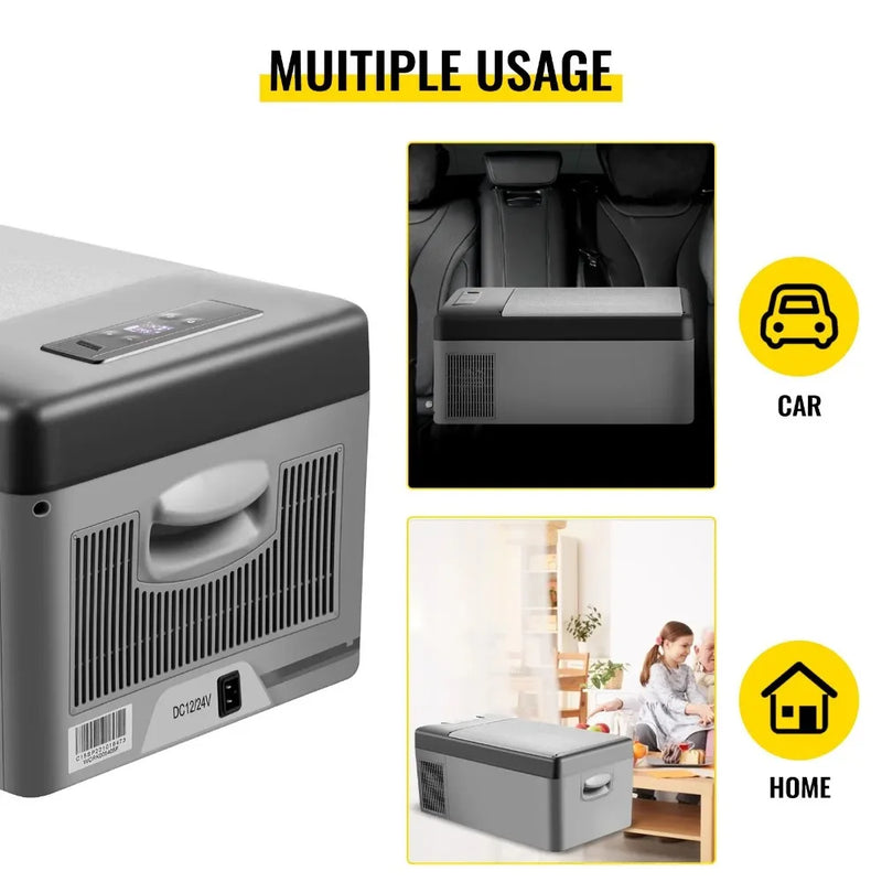 Mini Fridge Refrigerator Portable Car Freezer 15L Compressor Cooler