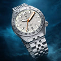 CADISEN Automatic Mechanical Wristwatch Man Meteorite Dial Business Casual 100M Waterproof 8215 MIYOTA Stainless Steel Men Watch