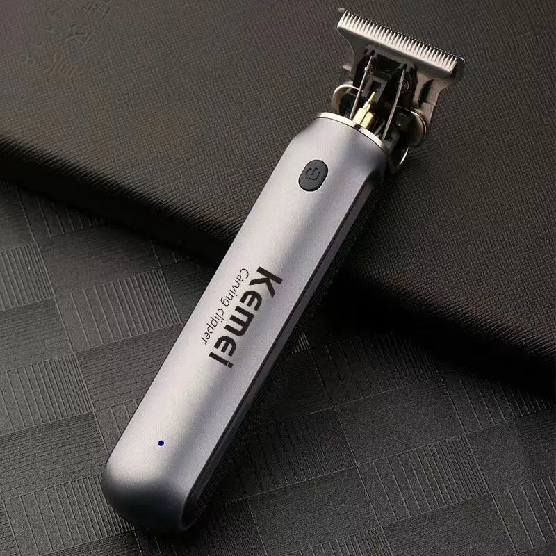 Kemei Professional Hair Clipper Electric Clippers New Electric Men Retro Head Carving Oil Head Trimmer Electric Shaver km-1757