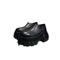 Men's Casual Shoes Oxford Genuine Leather Women Luxury High Street Autumn Flats Black Platform Loafers Designer Man Sneakers