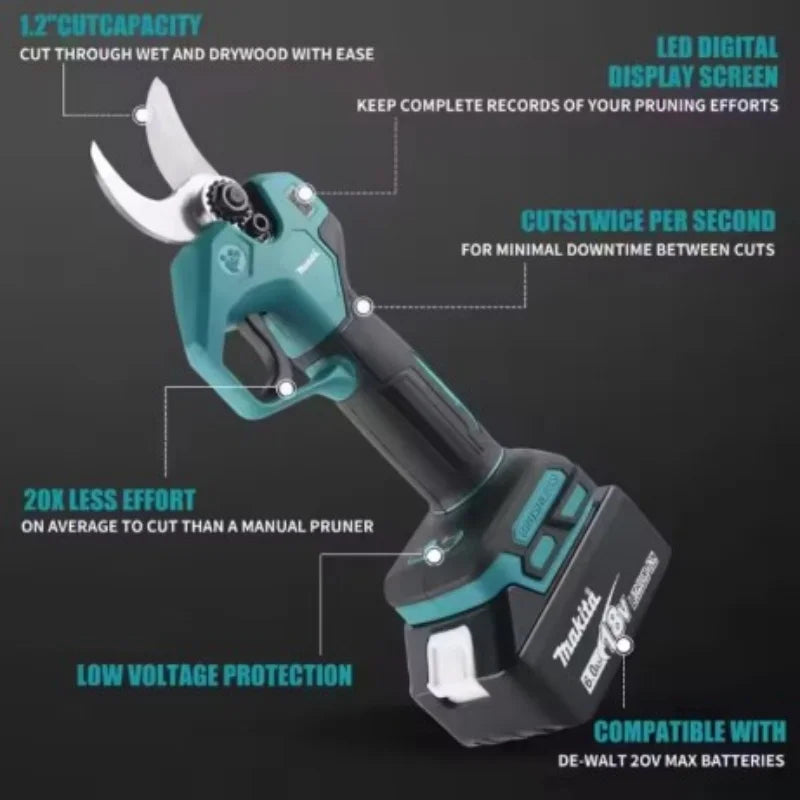Makita MPP569 45MM Brushless Electric Pruning Shears Tree Bonsai Pruner Branches Cutter Power Tool - View 6 | SAMAG