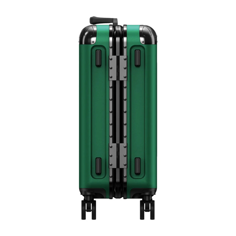 LOY L5-2 Green 20-inch Carry-on Suitcase App Control LED Screen Display Travel Luggage with Detachable and Silent Wheels