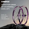 TANKE MTB Wheelset 26 inch Disc Brake MTB single-speed DJ AM Enduro DH Wheelset Hub MTX33/39 aluminum alloy Mountain wheel set