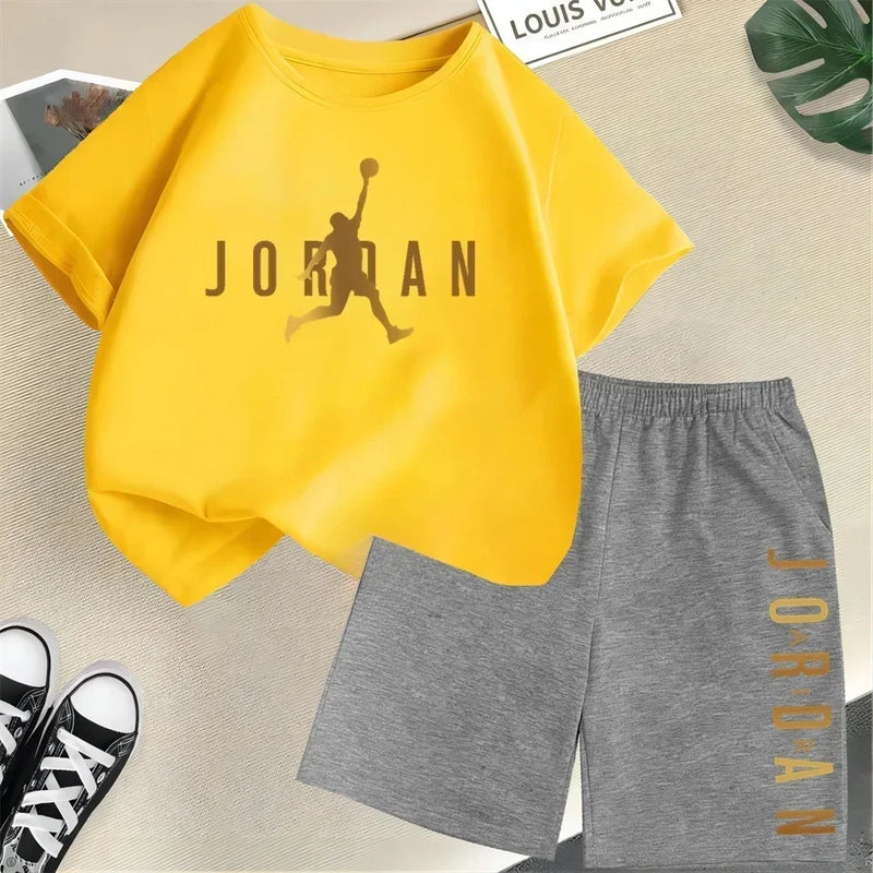 Summer Short Sleeve Children's Pattern Printed Sports - View 6 | SAMAG