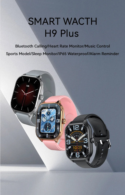 LAXASFIT 2025 New Women's Smart Watch 2.01 Full Touchscreen Bluetooth Call Heart Rate Monitor Sports Men's Smartwatch