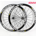 Newest 700C 40mm Road bike 6061 Aluminum alloy bicycle wheelset clincher rim Thru Axle center lock Disc brake hub for 8/9/10/11S