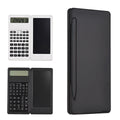 2-In-1 Foldable Scientific Calculator & 2.5 inch Writing Tablet 10 Digit LCD Display For College Office Student Teacher