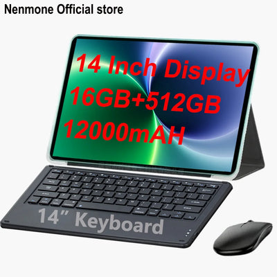 Nenmone Mpad15 Real 14" Display Android 15 Tablet 4G LTE | SAMAG