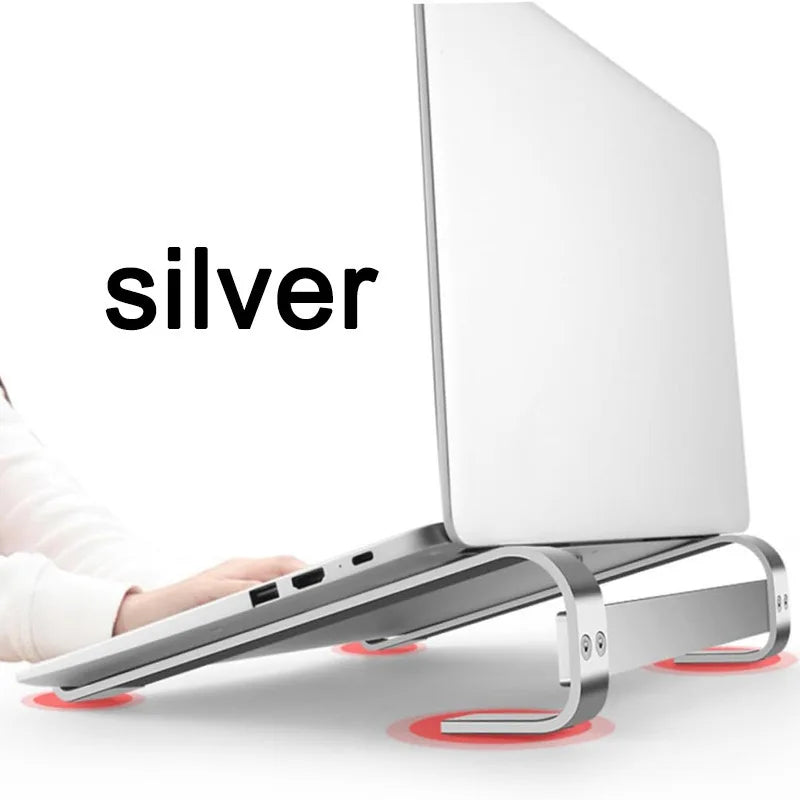 Laptop Stand Ergonomic Cooling Bracket Aluminum Alloy Desktop Holder for MacBook Lenovo HP Dell XPS 10-18inch Notebook Computer