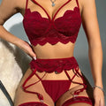 Sexy Erotic Lingerie Women Bra And Panty Garters See Through Lingerie Sets Sexy Women's Underwear Set Female Sexy Costumes