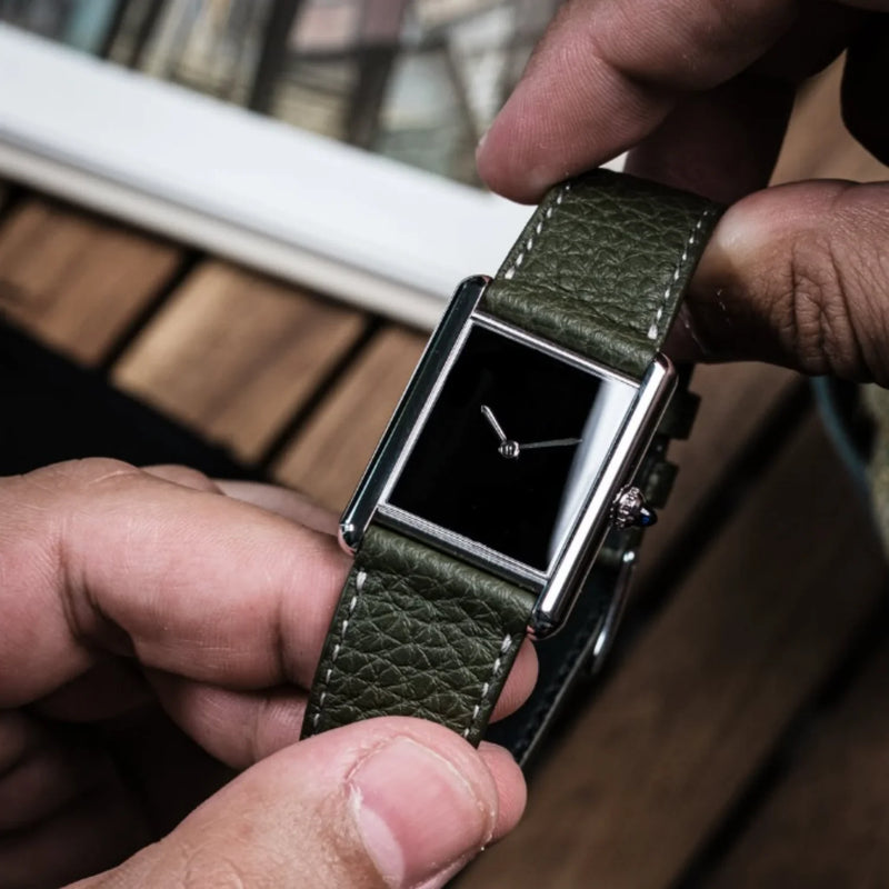 CILOA Black Square Tank Watch for Men, Retro Luxury Gift, High Quality, 2025 New Waterproof Simple High-End Quartz Watch
