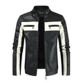 Men Slim Motorcycle Leather Jackets Casual PU Leather Coats HIgh Quality Male Stand Collar Leather Jaquetas Jackets And Coats 5X