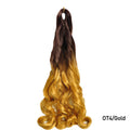 Loose Wave Braiding Hair Extensions 24" Synthetic Spiral Curls Braids Hair Pre Stretched Bouncy Braid French Curls Braiding Hair