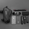 ROCKBROS Bicycle Bag Waterproof Touch Screen Cycling Bag Top Front Tube Frame MTB Road Bike Bag 6.5 Phone Case Bike Accessories