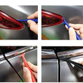 Car Micro Squeegee Curves Slot Tint Tool Set Car Stickers Wrap Vinyl Tools Auto Wrapping Film Installing Scraper Gasket Squeegee