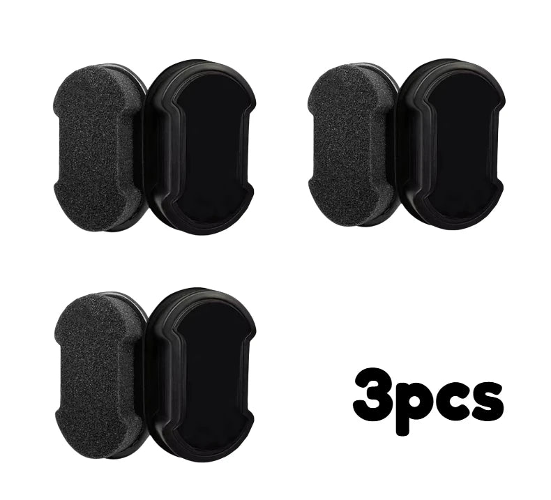 1-3pcs Shoe Cleaning & Polishing Brush, 2-in-1 for Leather Shoes, Restores Shine Quickly, Double Sided with Colorless Sponge