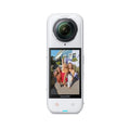 Insta360 X5 Action Camera Waterproof 8K 30fps Replaceable Lenses Triple AI Chip Superior Low Light 185 Mins Run Life