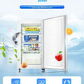 ZMLFreezer Vertical Full Freezer Side Open Door Freezer Small Drawer Air Cooled Frost Free