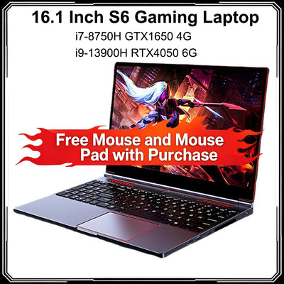 16.1 Inch S6 Gaming Laptop Intel Core i9-13900H RTX4050 | SAMAG