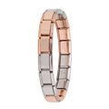 Hapiship New Women's Jewelry 9mm Width Itanlian Elastic Charm Bracelet Fashion Stainless Steel Bangle ST - Visuel 22 | SAMAG