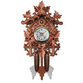 Wooden Hanging Wall Clock Bird Alarm Clock Cuckoo Clocks For Home Kid's Room Decoration Quartz Watch Decorative Home Decor