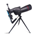 CAOX 25-75 High Power Zoom Telescope Spotting Scope Wide Field Monocular with Phone Adapter and Tripod for Bird Watching Camping