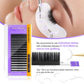 NAGARAKU Faux Mink Individual Lashes 6-17mm C/CC/D/DD Soft Natural Looking Eyelash Extension High Quality Mink Cilia