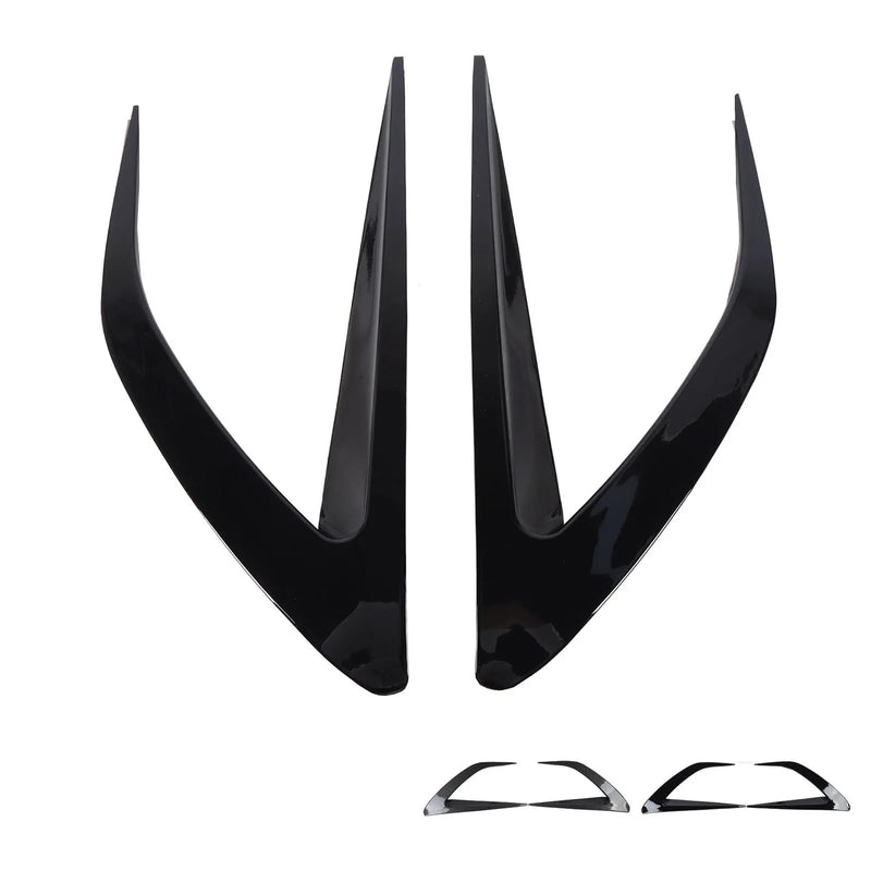 Auto Front Air Vent Splitter Improved Airflow Front Bumpe Air Vent Splitter Trim Stylish Look for MX-5 Miata ND 2016 and Later