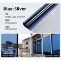 One Way Window Privacy Tint Film Anti Look Vinyl Mirror Self-adhesive Film Sun Blocking Anti UV Static Cling Stickers Home Decor