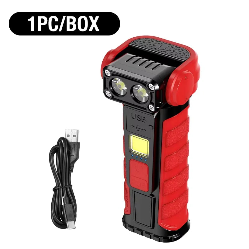 Multi Functional mini Work Light, Rotating Flashlight - View 7 | SAMAG