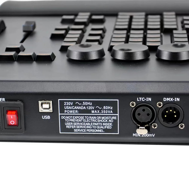 MA2 DMX Console Computer Controller Black Horse Wing Command Wing Stage Lighting Computer Console Including Flight Case