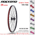 ROCKBAO Mountain Bike Wheelset 24/26/27.5/29 Inches Disc Brake Aluminum Alloy 4Bearings 7-12Speed Thru Axle MTB Bicycle Wheel