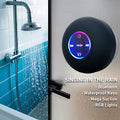 Portable Wireless Bluetooth Speaker LED Light IPX4 Waterproof Loudspeaker Outdoor Bathroom Large Suction Cup Stereo | SAMAG