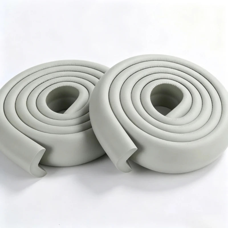 Self-Adhesive 2M Baby Table Edge Corner Bumper Safety Strips Anti-Collision Protector Strips for Indoor Household Furniture Desk