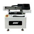 40*50CM Industrial Automatic Digital UV Flatbed Printer, Energy Efficient CMYK White Color Roll to Roll Printing Machine