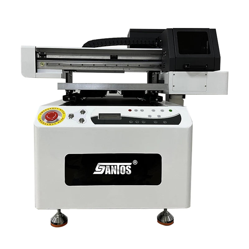 40*50CM Industrial Automatic Digital UV Flatbed Printer, Energy Efficient CMYK White Color Roll to Roll Printing Machine
