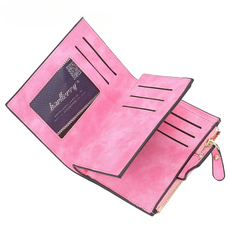 Luxur Leather Women's Wallet Large-capacity Multi-card Slots Slim Coin Pocket Purse Cards Holders Wallet for Woman