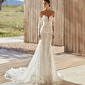 Customized Luxury Lace Mermaid Wedding Dresses Elegant | SAMAG