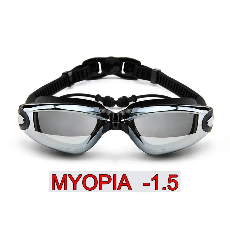 Prescription Myopia Swim Goggles Anti-Fog Waterproof | SAMAG