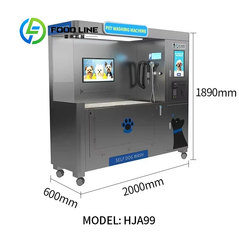Customized Semi & Full Automatic Pet Washing Machine Sterilizing SPA Bath Equipment For Pet Salon Daily Grooming Care