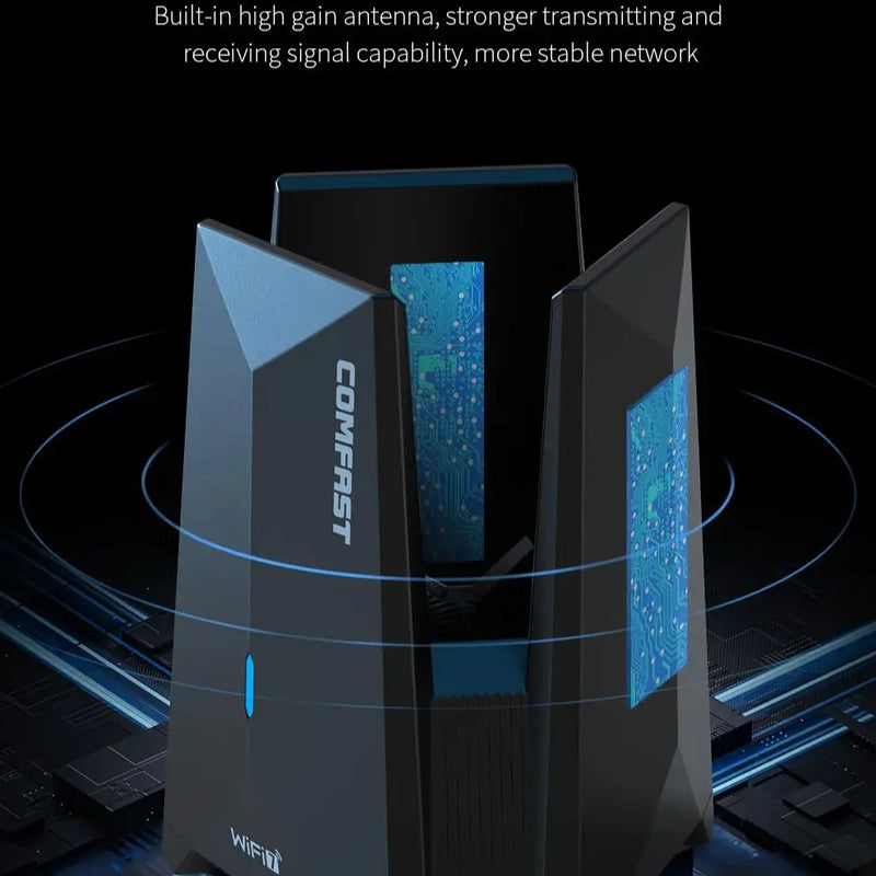 COMFAST BE6500 Dual - Band WiFi 7 USB Adapter 6GHz 5G 2G Wireless Network Card USB3.0 Drive - Free - Visuel 6 | SAMAG