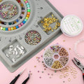 1PCS Flocked Bead Board Bracelet Necklace Beading Accessories Measuring Tools Design Jewelry DIY Craft Tool Jewelry Making