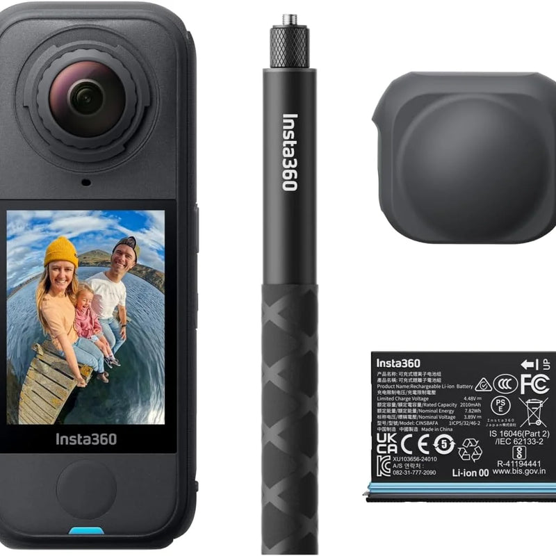 Insta360 X4 Air 5.7K 360° Action Camera FlowState Stabilization Waterproof Vlog Sports Cam for Travel Cycling
