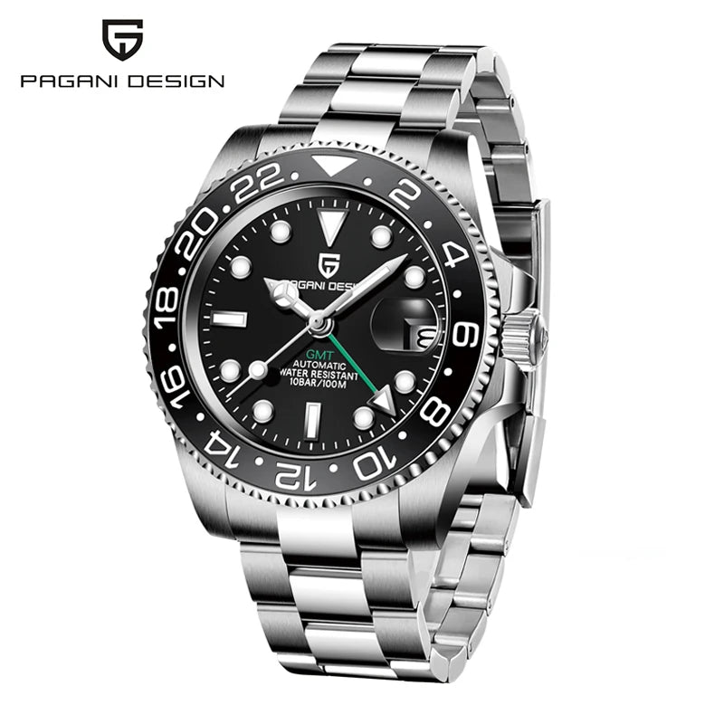 New PAGANI DESIGN Top Luxury Watch 8215 Sports Mechanical Automatic Watch Waterproof Stainless Steel Sapphire Watches for Man