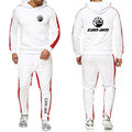 Spring Autumn CAN - AM BRP Logo Print Casual Long Sleeve Hoodies+Jogger Sweatpants Suit Men's Solid Color - View 11 | SAMAG
